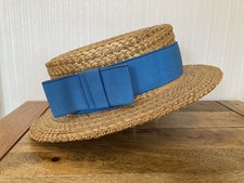 Vintage Mens Dunn and Co straw