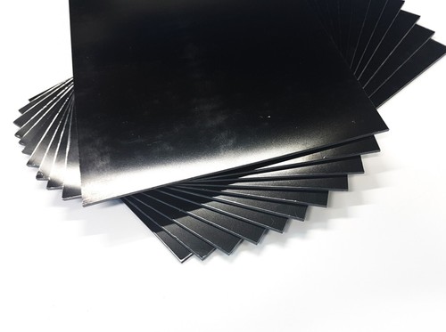 Plasticard black gloss high - gloss,