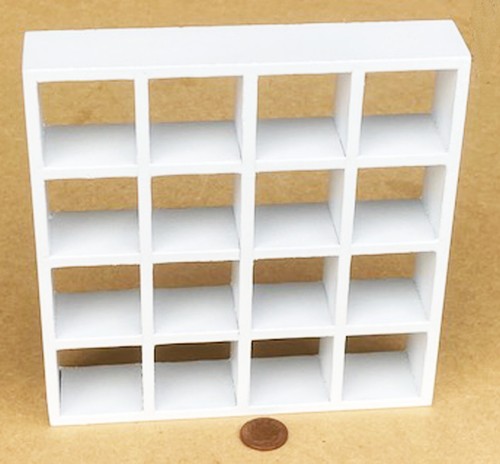 Dolls house white painted - house,