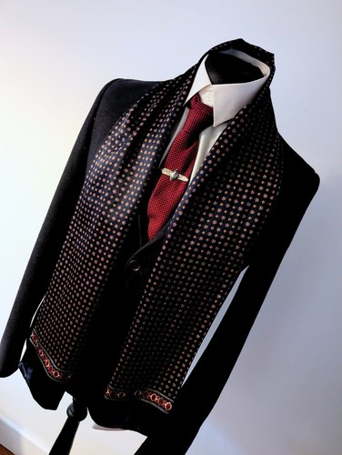 Men vintage geometric blue - men's,