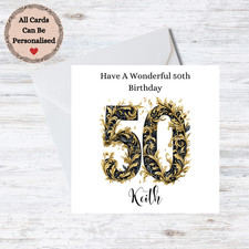 Personalised 50th Male