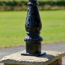 Cast Iron Black Victorian Garden Lamp Post Base- Ex-Display Replacement Post