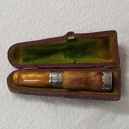 Antique cased sterling silver - antique,