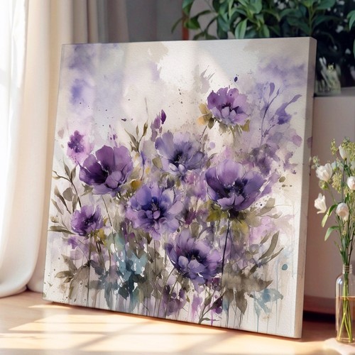 Lavender flower abstract art - lavender,