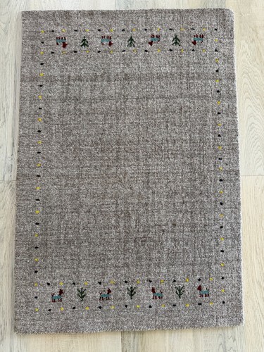 Handwoven gabbeh rug - rug, wool