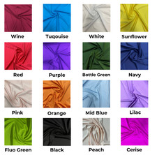 Plain Lycra Fabric 4 Ways