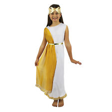 GIRLS ROMAN GODDESS COSTUME SCHOOL CURRICULUM HISTORICAL FANCY DRESS CHILDS TOGA