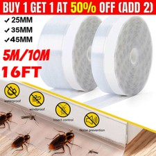 Door Strip Seal Adhesive Draught Excluder Window Tape Weather Silicone Stopper