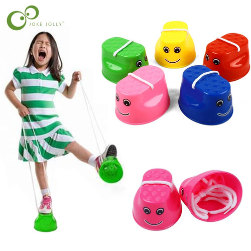 Kids plastic walker stilts - plastic,