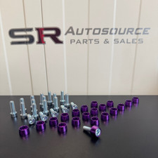 SR Autosource Purple Rocker Cover Dress Up Kit for RB20 RB25 RB26 Skyline