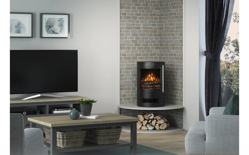 Modern orba 2kw matt black - modern,