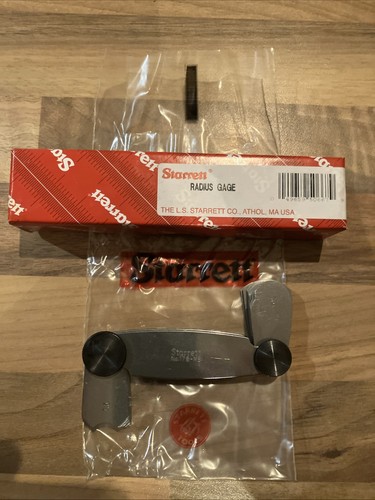 Starrett fillet radius gauges - fillet,
