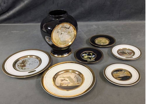 Japanese chokin art plates - japanese,