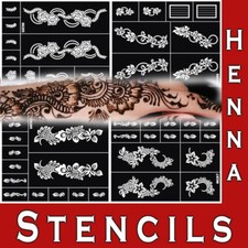 Hand Mehndi Henna Stencils