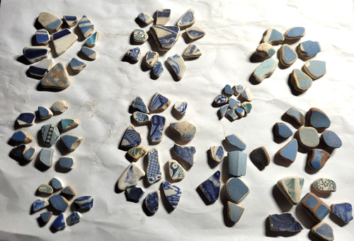 Blue sea china pottery - blue,