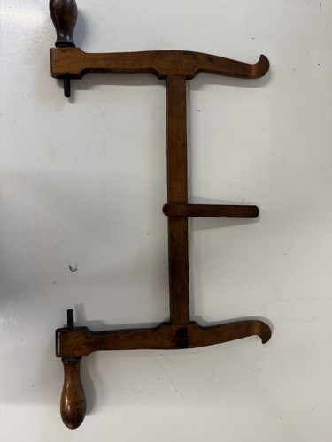 Vintage antique wooden bow saw - antique,