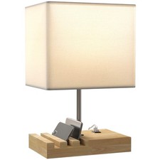HOMCOM Table Lamp with 3