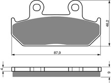 Brake Disc Pads Front R/H