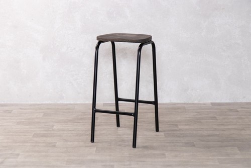 Wooden lab stool metal - stool,