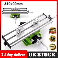 XY Axis Compound Milling Machine Work Table Cross Slide Bench Drill Vise Fixture