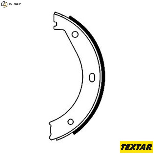 Brake shoe set parking - set,