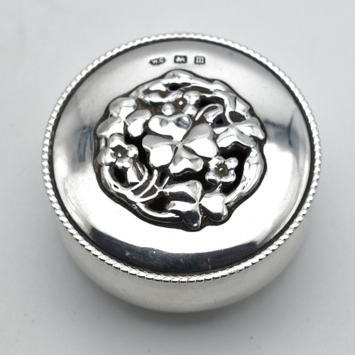 Antique solid silver - box, 1911