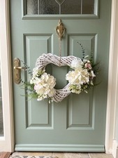 Large Handmade Wicker Heart