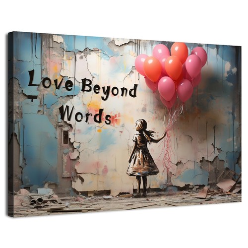 Banksy canvas wall - canvas, art