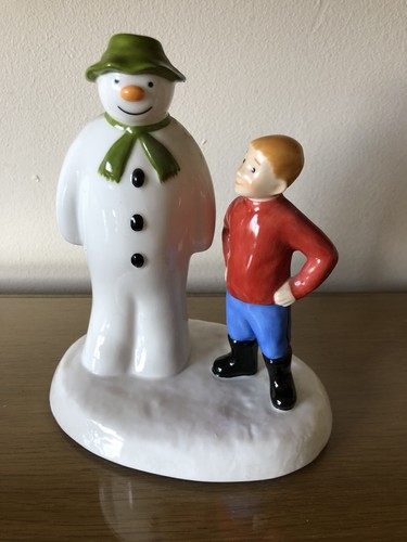 Coalport the snowman figure - coalport,