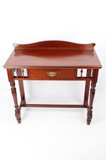 Victorian Mahogany Hall Table JAS Shoolbred -Antique Console Dressing Table Desk
