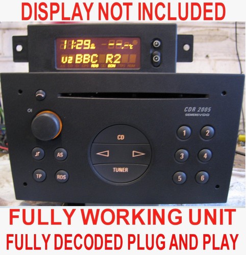Vauxhall vdo cdr - cdr, radio