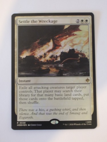 Mtg foil settle the - foil,