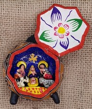 Nativity Gourd Christmas Box