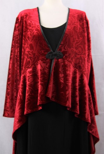 Vintage red velvet - vintage, drape