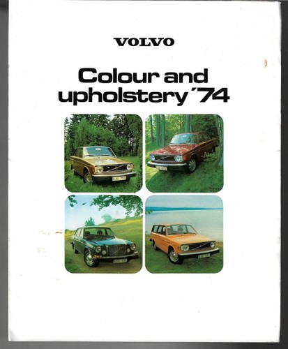 Volvo colour trim 1973 - &,