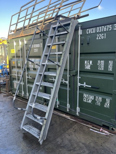 Aluminium stairs container - stairs,