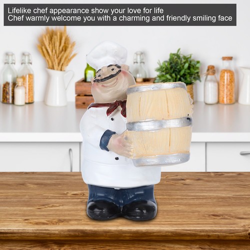 Resin chef statue - resin,