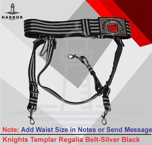 Freemason knights templar belt - knights,