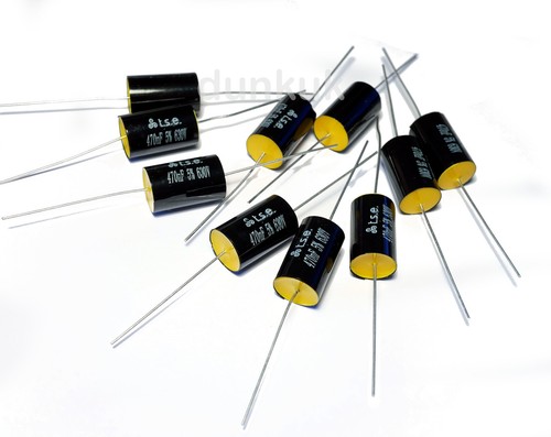 10x capacitor 47uf 470nf - capacitor,