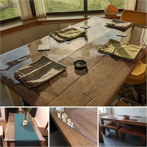 Pvc clear transparent table - clear,