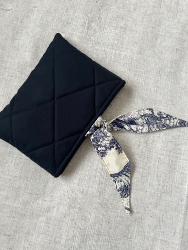 Navy blue black italian - blue/black, pu