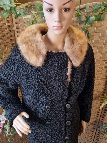 Vintage curly persian lamb - vintage,