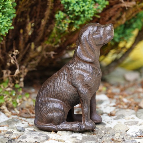 Cast iron dog - dog, hound