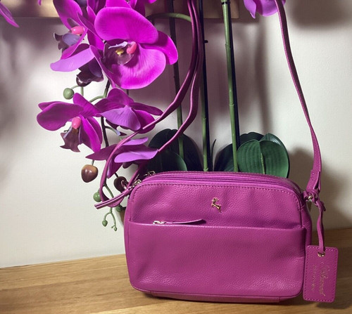 Ashwood leather double pocket - leather,