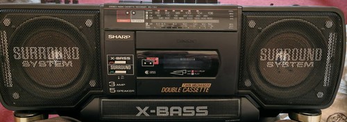 Sharp xbass t352e vintage - sharp, wq-t352e