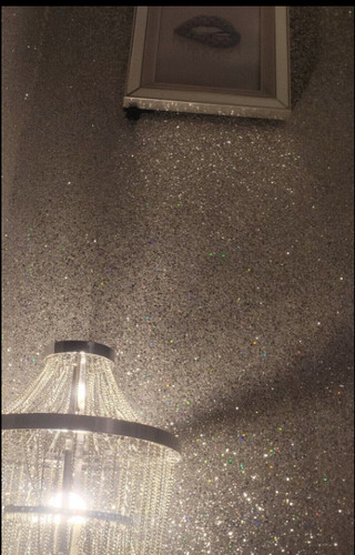 Silver sequin glitter - silver,