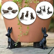 3Pcs Rabbit Dog Cat Resin