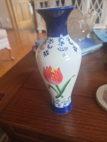 Delft tulip vase - delft,