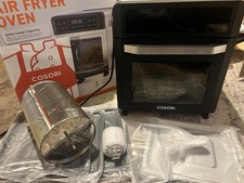 Cosori CAF-R121 12L Air Fryer Oven 11-in-1, Rotisserie, USED ONCE, LIGHT NOT WOR