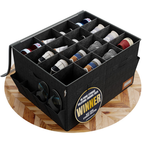 Shoe organizer box with - shoe,